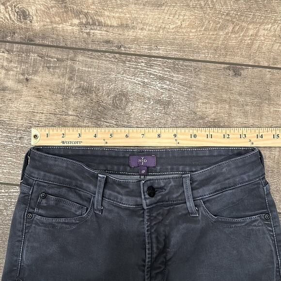 NYDJ Eclipse Dark Grey Denim Leggings Size 6P Inseam 26.5" - Picture 5 of 7